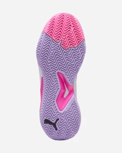 PUMA - SCARPA DA DONNA NOVA SMASH BIANCA CON DETTAGLI LILLA E ROSA- 107788-01