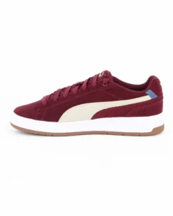 PUMA - Scarpa da uomo bordeaux con dettagli sabbia e bianchi - COURT CLASSICO SD