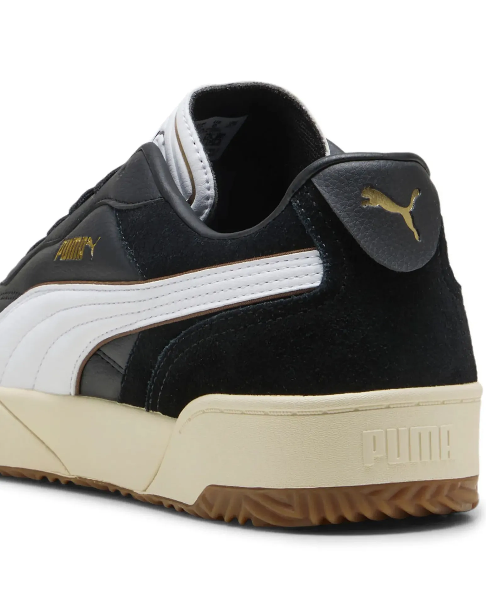 PUMA - Scarpa da uomo nera con dettagli bianchi e beige - PUMA TIFOSI SD