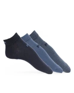 PUMA - SET 3 PAIA CALZE BLU SCURO, AZZURRO DENIM, ANTRACITE  - 701235358_005