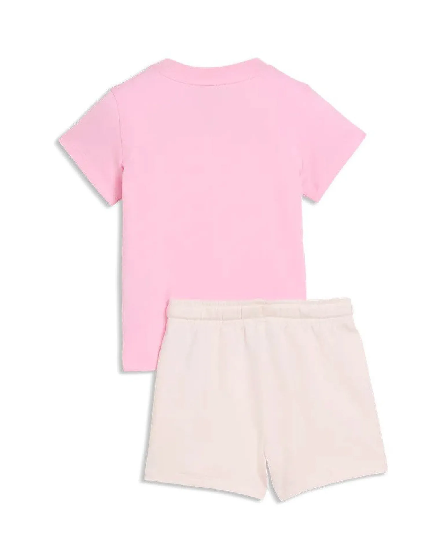 PUMA - SET SHORT+ T-SHIRT ROSA E CREMA BABY ( 6 MESI - 4 ANNI)MINICATS ESSENTIALS, 686285-75