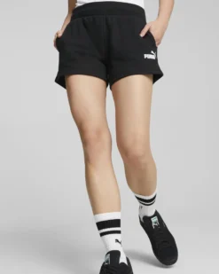 PUMA - SHORT ESS 4" SWEAT BLACK DA DONNA - 586824-01