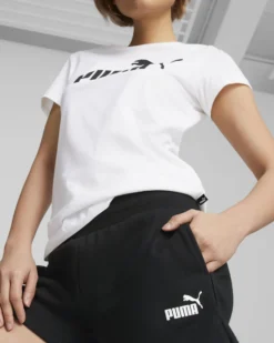 PUMA - SHORT ESS 4" SWEAT BLACK DA DONNA - 586824-01