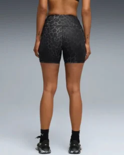 PUMA - SHORT MACULATO NERO E GRIGIO ESSENTIAL SPOTTED HAZE   DA DONNA, 528513-01