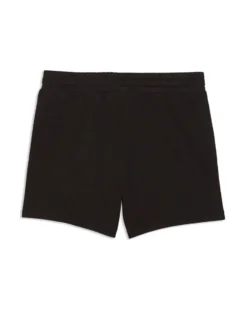 PUMA - SHORT NERO CON BANDE LATERALI MACULATE MARRONE E NERO ESSENTIAL GRAPHIC ANIMAL TR 5" DA DONNA, 693844-01