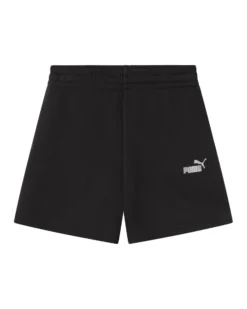 PUMA - SHORT NERO DA RAGAZZA ( 7-16 ANNI) ESSENTIAL +TEXTURED FOIL HIGH WAIST, 689058-01