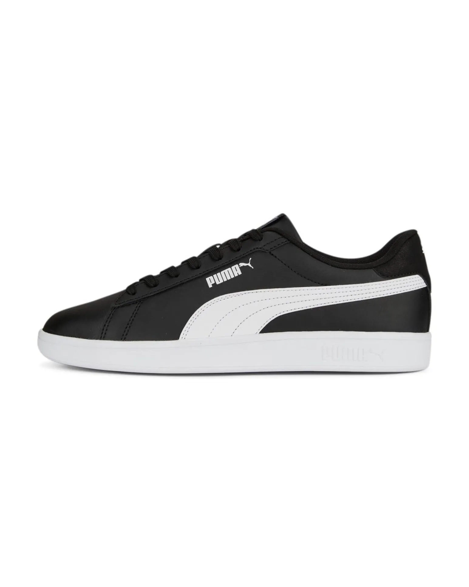 PUMA SMASH 3.0 L - Scarpa nera e bianca