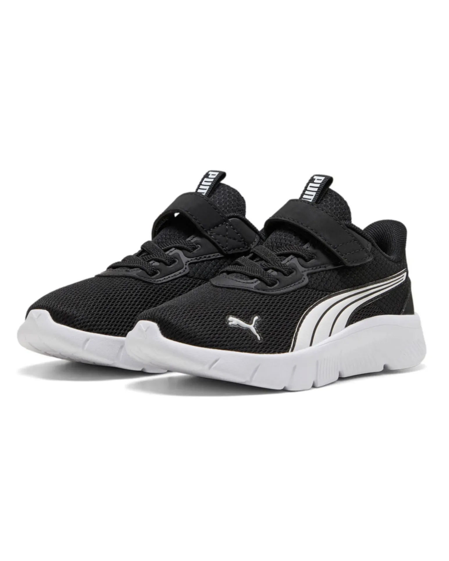 PUMA - SNEAKER JUNIOR FLEXFOCUS LITE MODERN PS NERA E BIANCA, NUMERATA DAL 28 AL 35, 401519-01