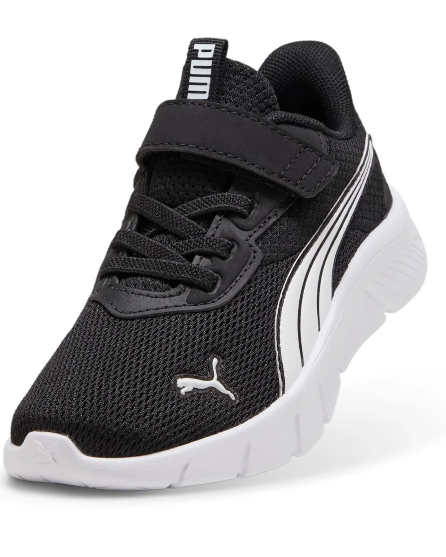 PUMA - SNEAKER JUNIOR FLEXFOCUS LITE MODERN PS NERA E BIANCA, NUMERATA DAL 28 AL 35, 401519-01
