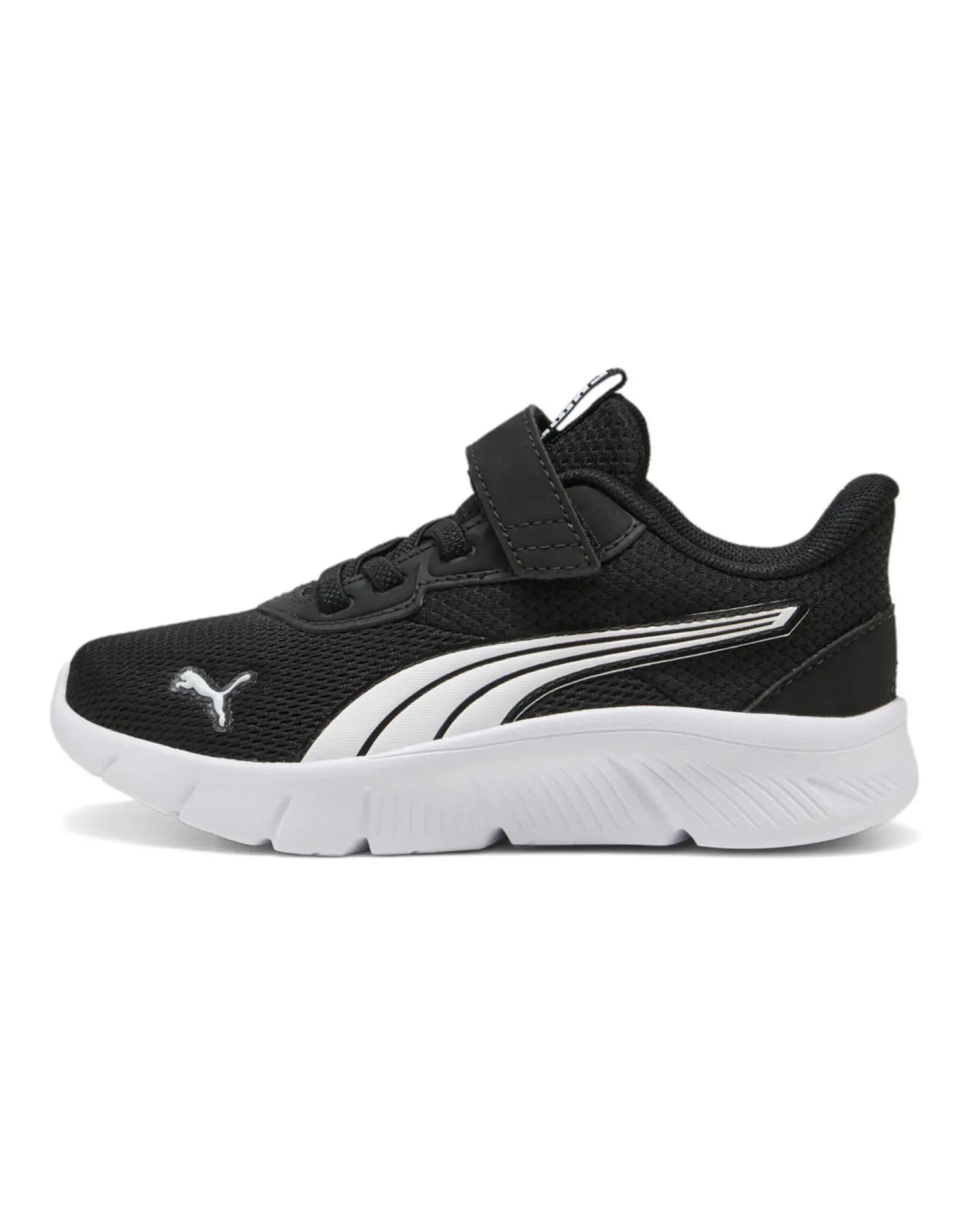PUMA - SNEAKER JUNIOR FLEXFOCUS LITE MODERN PS NERA E BIANCA, NUMERATA DAL 28 AL 35, 401519-01