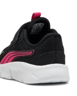 PUMA - SNEAKER KIDS FLEXFOCUS MODERN AC+ TD NERA CON DETTAGLI FUXIA, NUMERATA 20/27, 311523-05