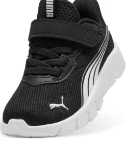 PUMA - SNEAKER KIDS FLEXFOCUS MODERN AC+ TD NERA CON DETTAGLI BIANCHI, NUMERATA 20/27,  311523-01