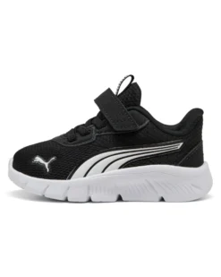 PUMA - SNEAKER KIDS FLEXFOCUS MODERN AC+ TD NERA CON DETTAGLI BIANCHI, NUMERATA 20/27,  311523-01
