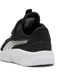 PUMA - SNEAKER KIDS FLEXFOCUS MODERN AC+ TD NERA CON DETTAGLI BIANCHI, NUMERATA 20/27,  311523-01