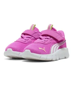PUMA - SNEAKER KIDS FLEXFOCUS MODERN AC+ TD ROSA CON DETTAGLI BIANCHI, NUMERATA 20/27,  311523-27