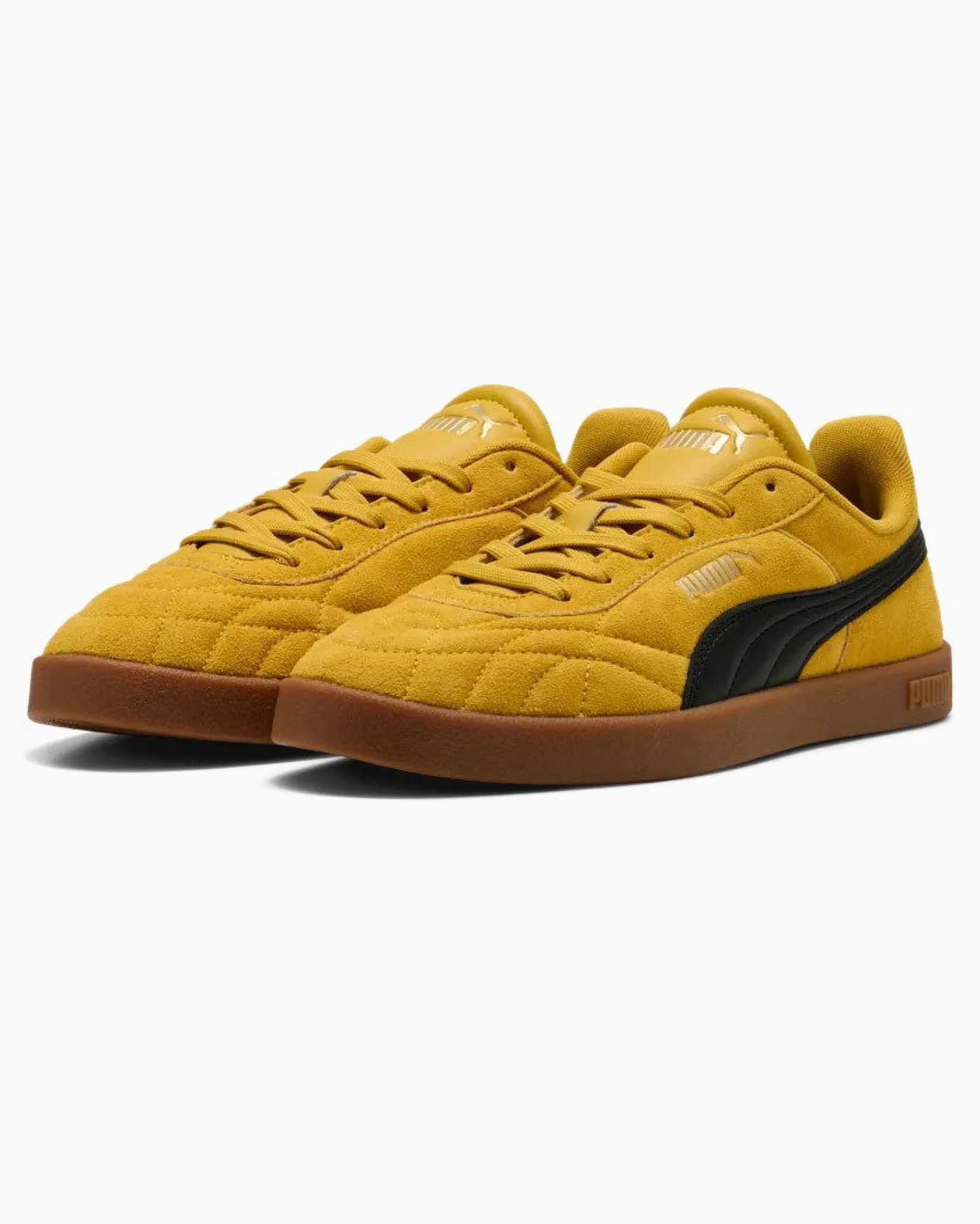 PUMA - SNEAKERS CLUB II INDOOR SD GIALLA E NERA DA UOMO, 404465-03