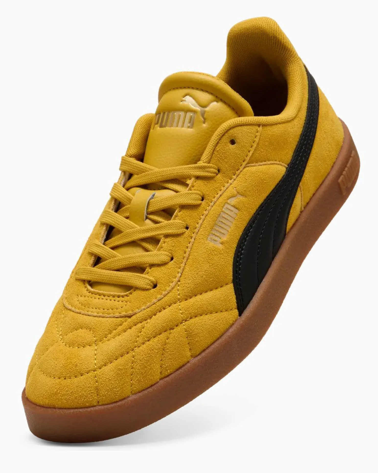 PUMA - SNEAKERS CLUB II INDOOR SD GIALLA E NERA DA UOMO, 404465-03
