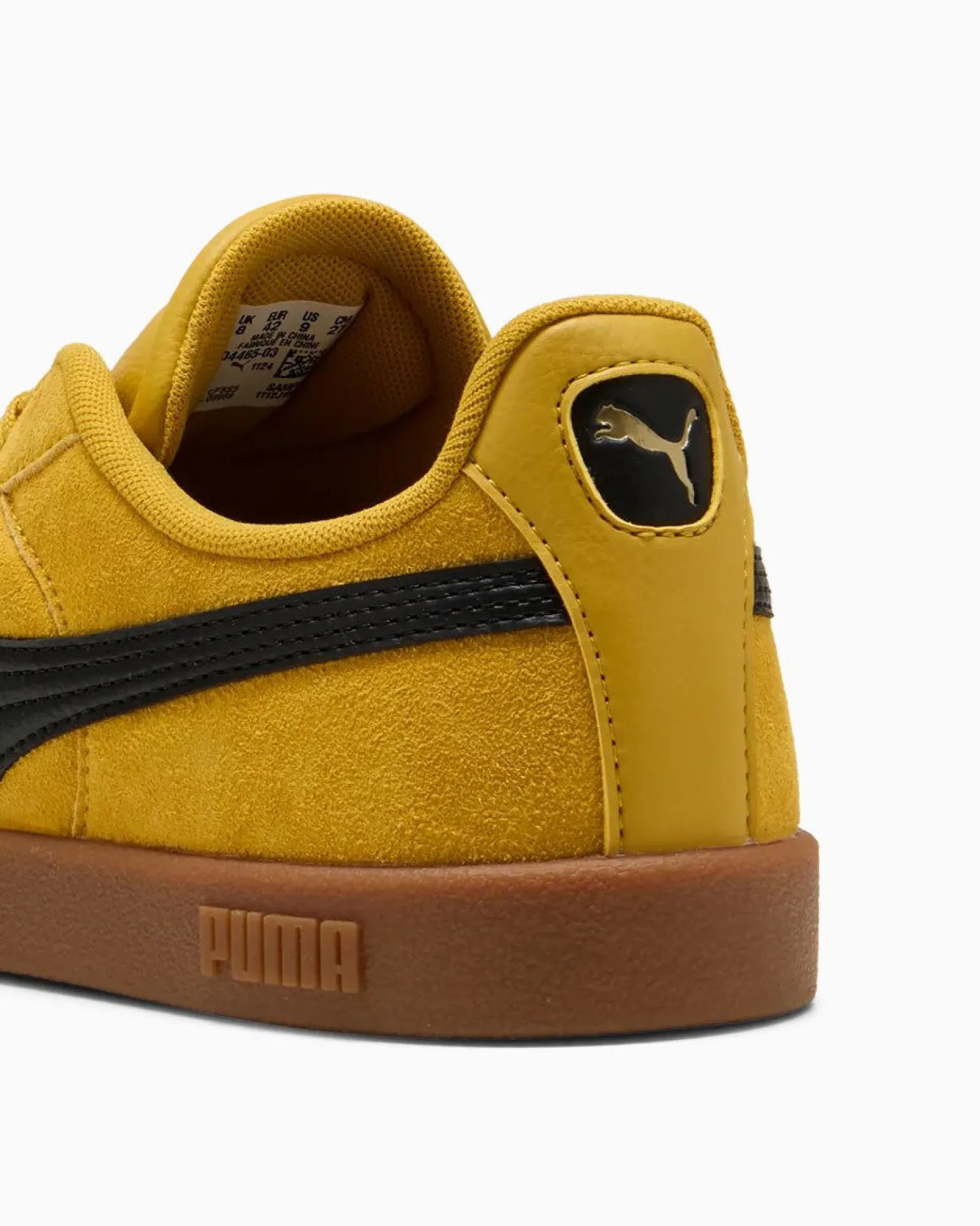 PUMA - SNEAKERS CLUB II INDOOR SD GIALLA E NERA DA UOMO, 404465-03