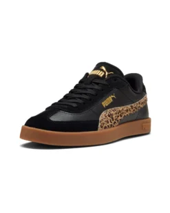 PUMA - SNEAKERS DA DONNA  NERA E LEOPARDATO CLUB II ERA ANIMAL FLAIR,  404313-02