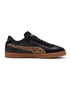 PUMA - SNEAKERS DA DONNA  NERA E LEOPARDATO CLUB II ERA ANIMAL FLAIR,  404313-02