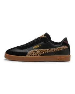 PUMA - SNEAKERS DA DONNA  NERA E LEOPARDATO CLUB II ERA ANIMAL FLAIR,  404313-02