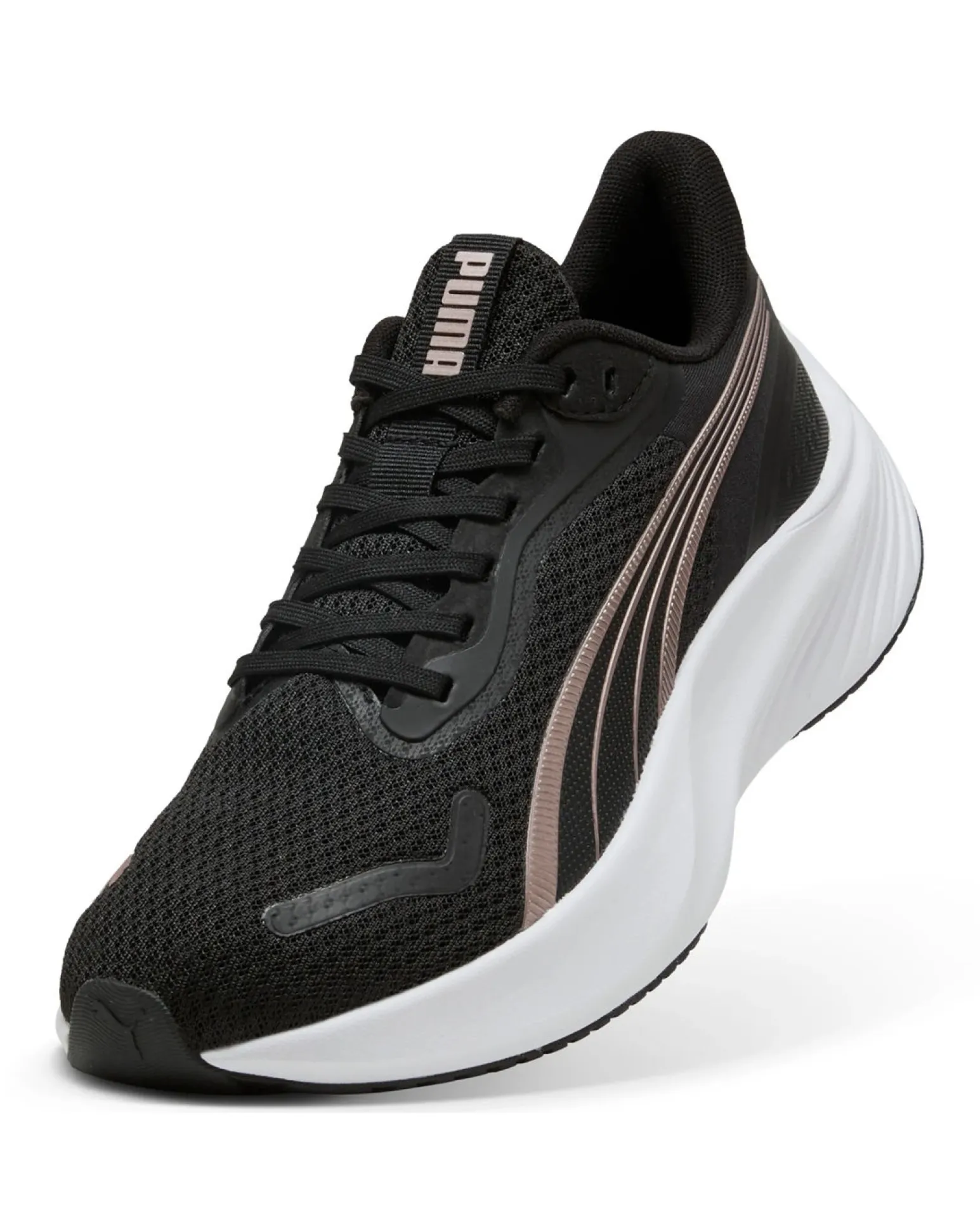 PUMA - SNEAKERS DA DONNA POUNCE LITE NERA E ORO ROSA - 310778-18