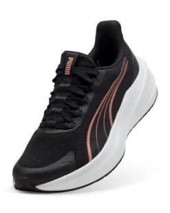 PUMA - SNEAKERS  DASHER LITE SLIPTECH NERA  CON DETTAGLI ROSE GOLD DA DONNA, 312963-01