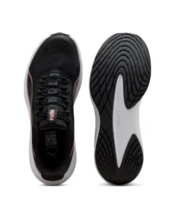 PUMA - SNEAKERS  DASHER LITE SLIPTECH NERA  CON DETTAGLI ROSE GOLD DA DONNA, 312963-01
