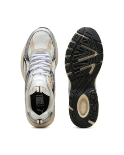 PUMA - SNEAKERS DA UOMO BIANCA, NERA E BEIGE MILENIO TECH, 402623-03