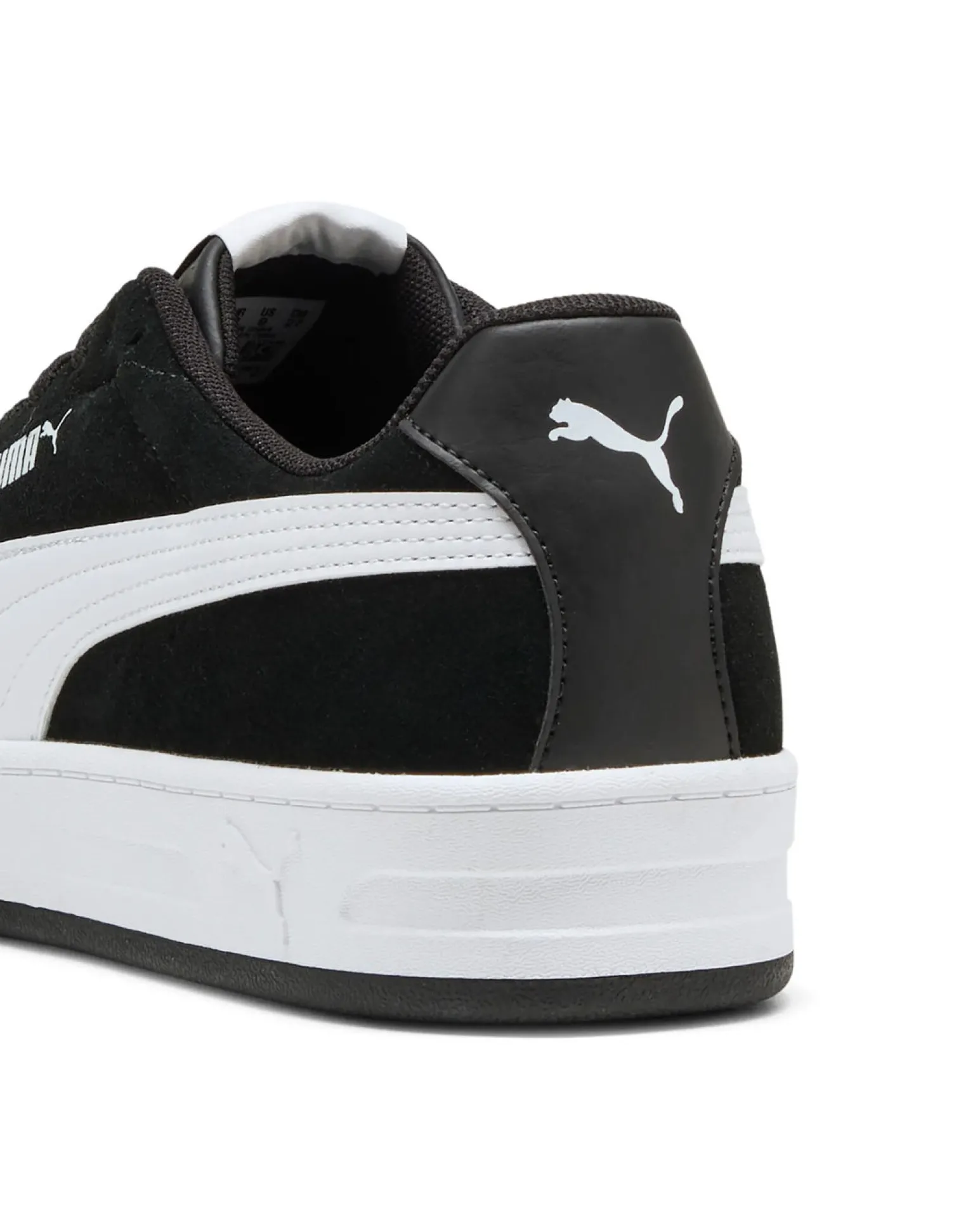 PUMA - SNEAKERS DA UOMO NERA E BIANCA COURT CLASSIC CLEAN SD, 402680-01