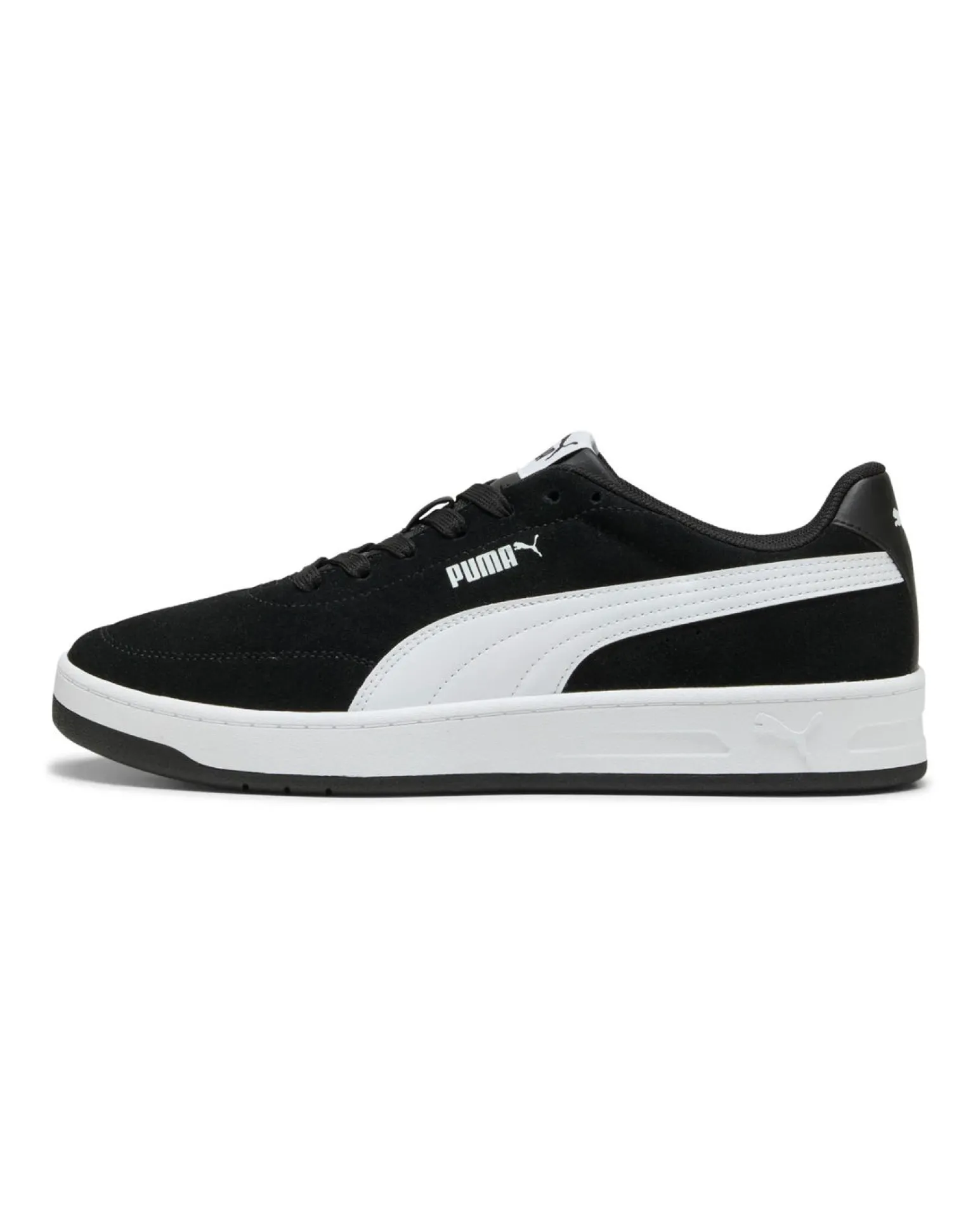 PUMA - SNEAKERS DA UOMO NERA E BIANCA COURT CLASSIC CLEAN SD, 402680-01