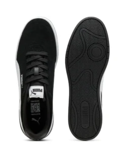 PUMA - SNEAKERS DA UOMO NERA E BIANCA COURT CLASSIC CLEAN SD, 402680-01