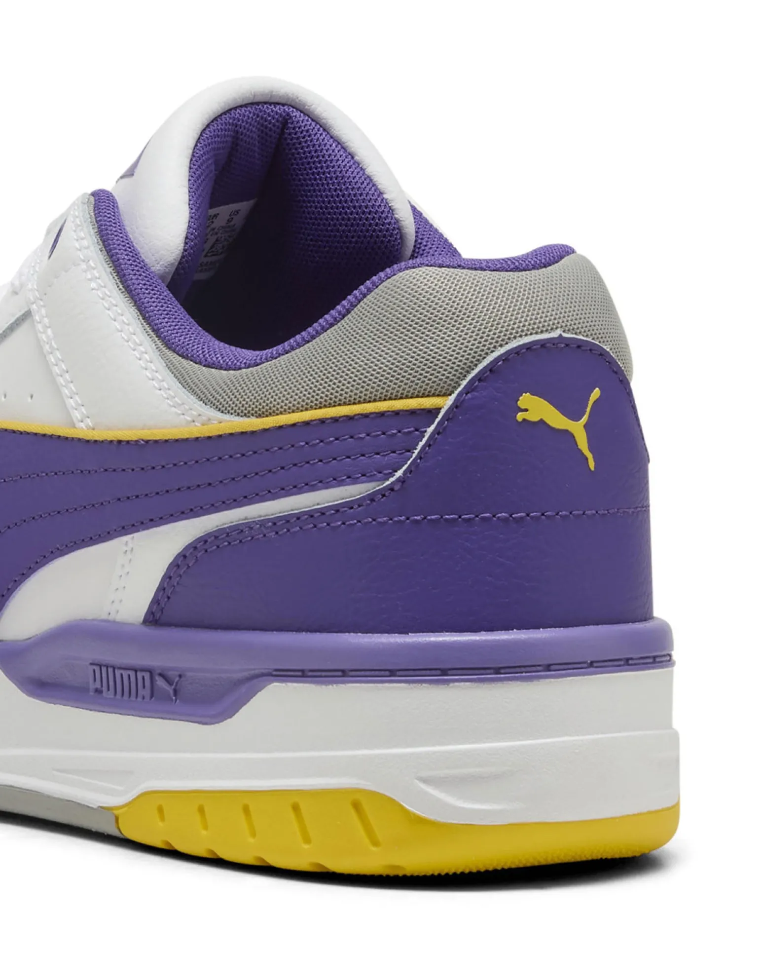 PUMA - SNEAKERS DA UOMO REBOUND RETRO BIANCA-VIOLA E GIALLA - 400197-08