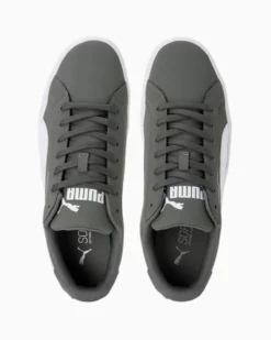 PUMA SNEAKERS DA UOMO SMASH VULC GRIGIA E BIANCA - 359622-13