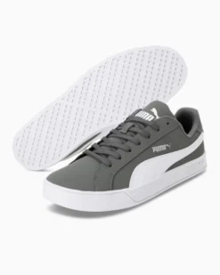 PUMA SNEAKERS DA UOMO SMASH VULC GRIGIA E BIANCA - 359622-13