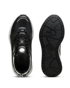 PUMA - SNEAKERS DONNA R78 DISRUPT METALLIC DREAM, NERA, BIANCA E GRIGIO METALLIZZATO - 397803-02