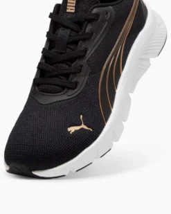 PUMA - SNEAKERS FLEXFOCUS LITE MODERN NERA CON DETTAGLI ORO DA DONNA, 310093-08