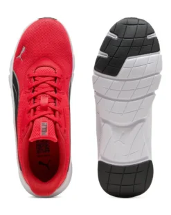 PUMA - SNEAKERS FLEXFOCUS LITE MODERN ROSSA CON DETTAGLI NERI E GRIGI DA UOMO, 310093-37