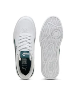 PUMA - SNEAKERS JUNIOR BIANCA E VERDE COURT CLASSIC CLEAN GS DAL 36 AL 39, 403750-04