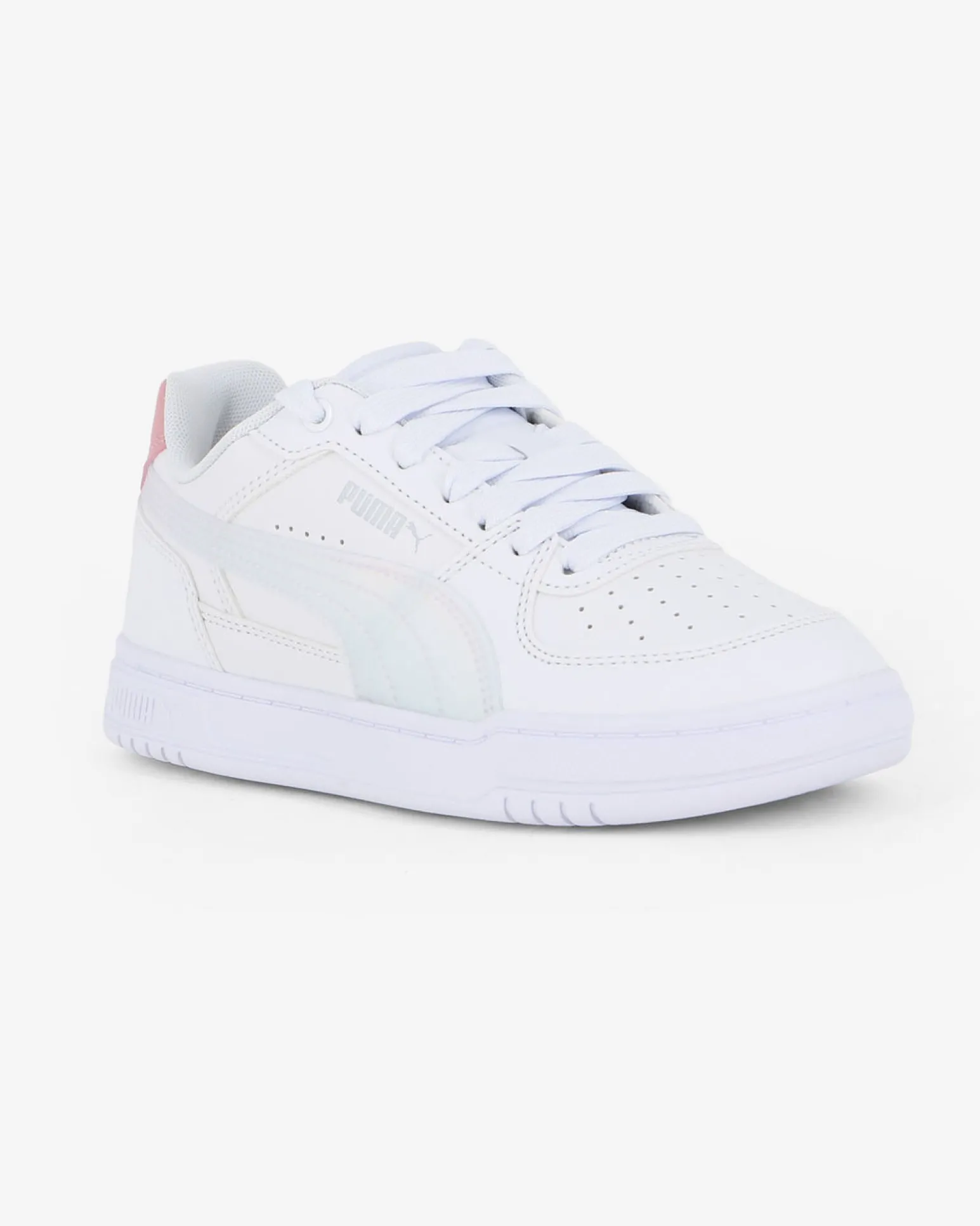 PUMA - SNEAKERS JUNIOR CAVEN III HOLO 2.0 GS BIANCA CON DETTAGLI ROSA DAL 36 AL 39, 406893-01