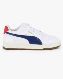 PUMA - SNEAKERS JUNIOR CAVEN III RETRO AC+GS BIANCA, BLU E ROSSA DAL 36 AL 39, 406896-01