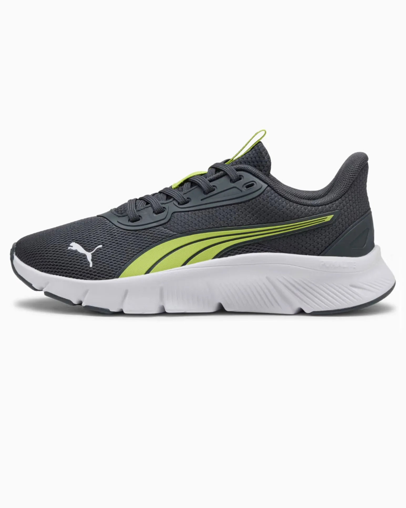 PUMA - SNEAKERS JUNIOR FLEXFOCUS LITE MODERN GS GRIGIO SCURO E LIME, NUMERATA 36/39, 401517-26
