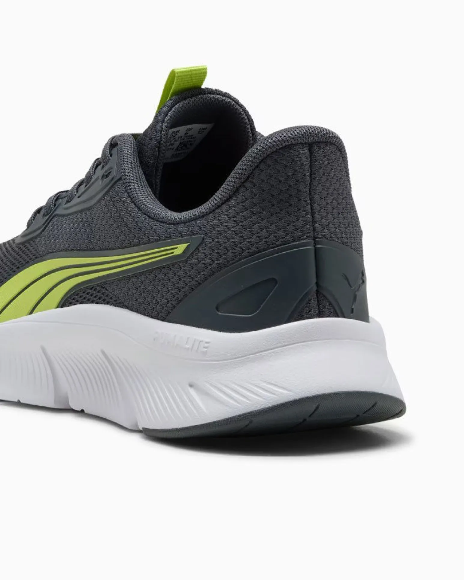 PUMA - SNEAKERS JUNIOR FLEXFOCUS LITE MODERN GS GRIGIO SCURO E LIME, NUMERATA 36/39, 401517-26