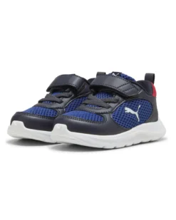 PUMA - SNEAKERS JUNIOR FUN RACER 2 AC+ TD BLU, NERA, ROSSA, NUMERATA 20/27 - 400581-01