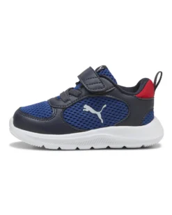 PUMA - SNEAKERS JUNIOR FUN RACER 2 AC+ TD BLU, NERA, ROSSA, NUMERATA 20/27 - 400581-01