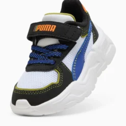 PUMA - SNEAKERS KIDS BIANCHE, NERE, BLU, VERDI E ARANCIONI TRINITY LITE STARBLITZ AC+TD DAL 20 AL 27, 400664-02