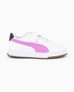 PUMA - SNEAKERS KIDS CAVEN III AC+INF TD  BIANCA CON DETTAGLI FUXIA DAL 28 AL 35, 406239-10