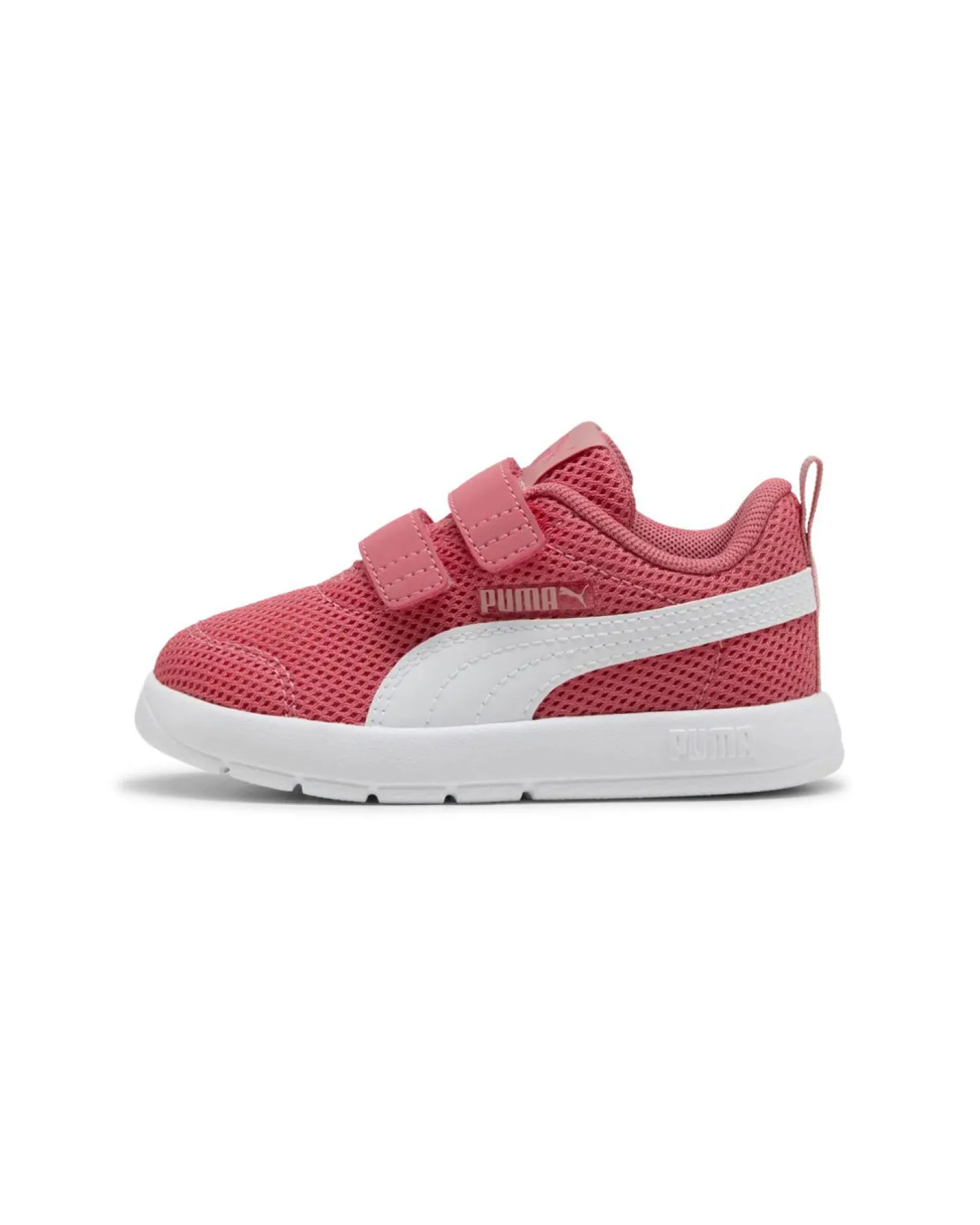 PUMA - SNEAKERS KIDS COURTFLEX V3 MESH TD BIANCA E ROSA DAL 20 AL 23, 398086-21