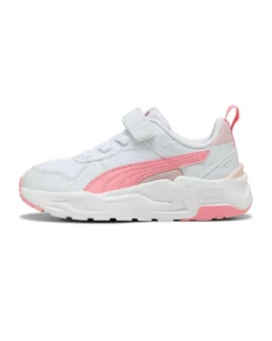 PUMA - SNEAKERS KIDS TRINITY 2 LT PS BIANCA E ROSA DAL 28 AL 35, 403704-04