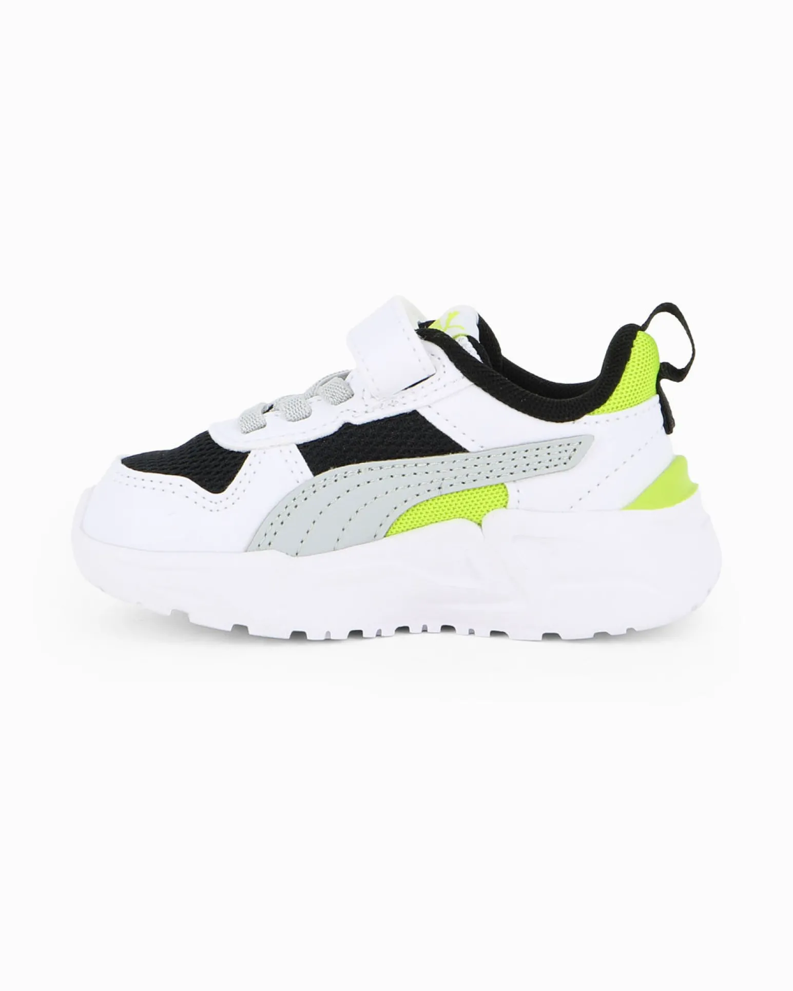 PUMA - SNEAKERS KIDS TRINITY 2 LT TD BIANCA, NERA, GRIGIA E LIME DAL 20 AL 27, 403705-13